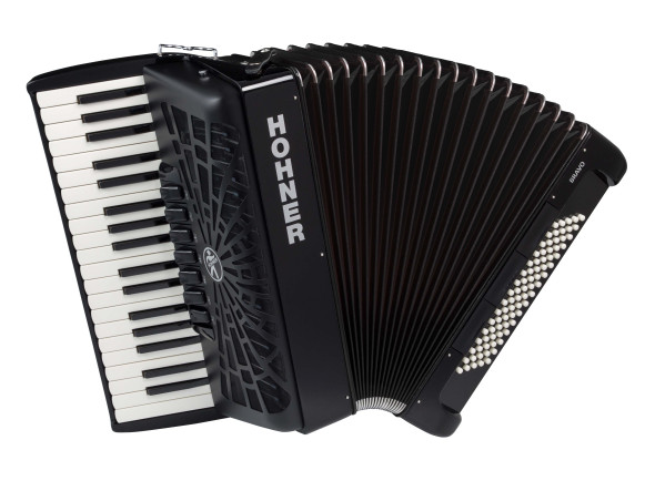 Hohner Bravo III 80 Black silent key Hohner Bravo III 80 Black silent key